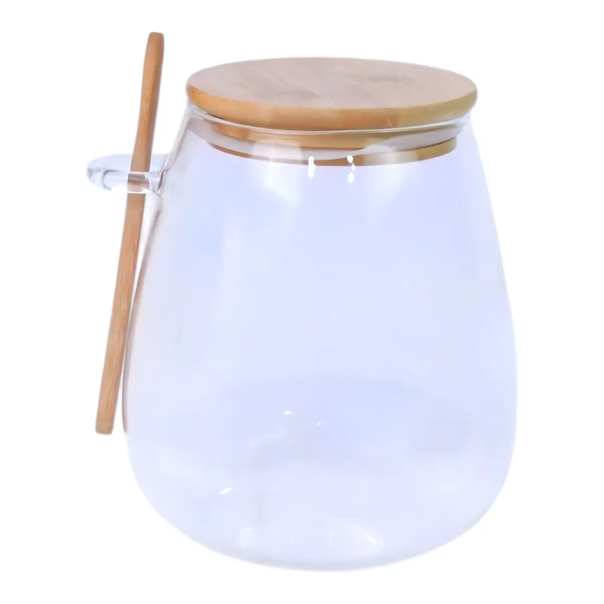 AHI 1-26 Glass Jar with Glass Lid and Spoon