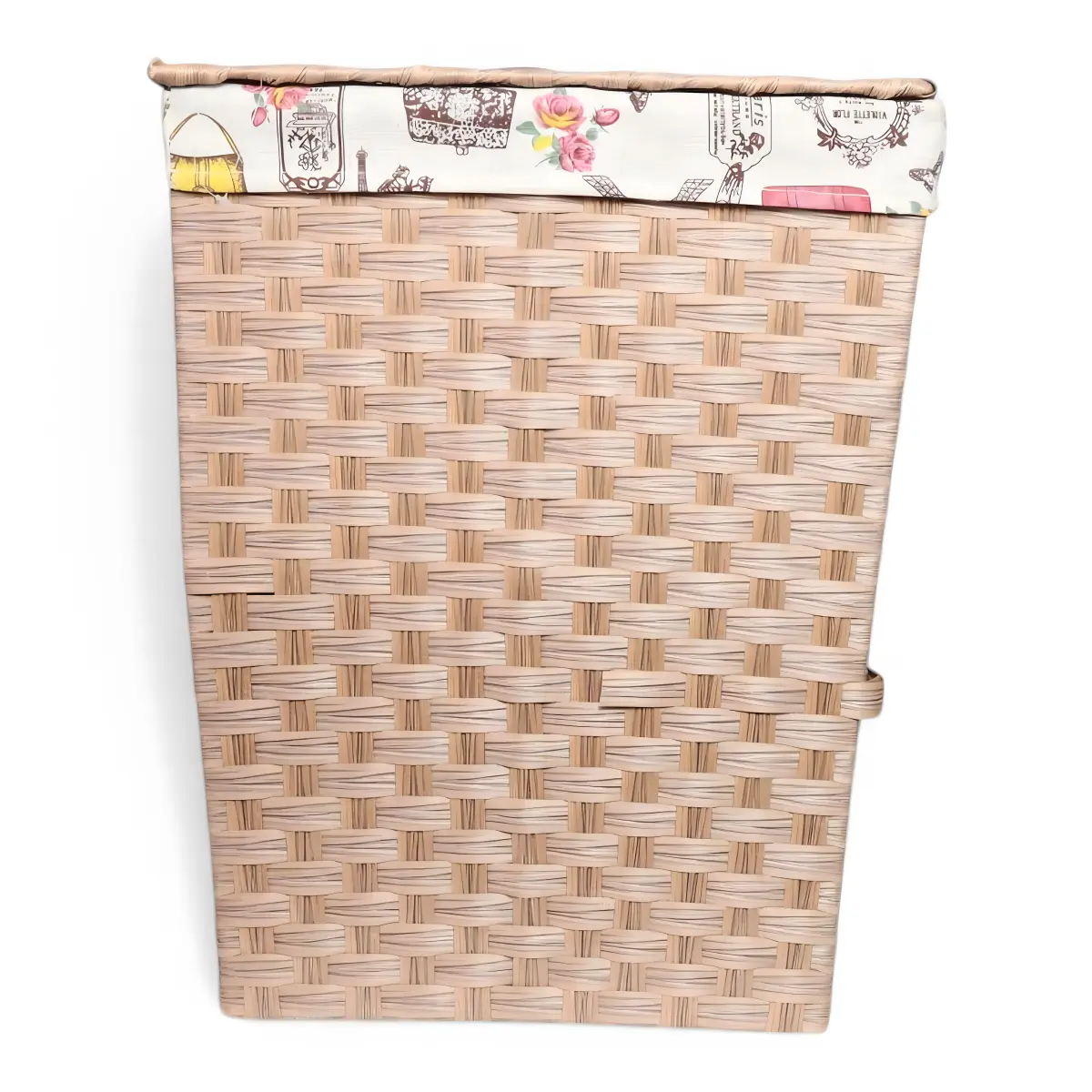 AHI 51-5-2 Medium Bamboo Square Laundry Basket