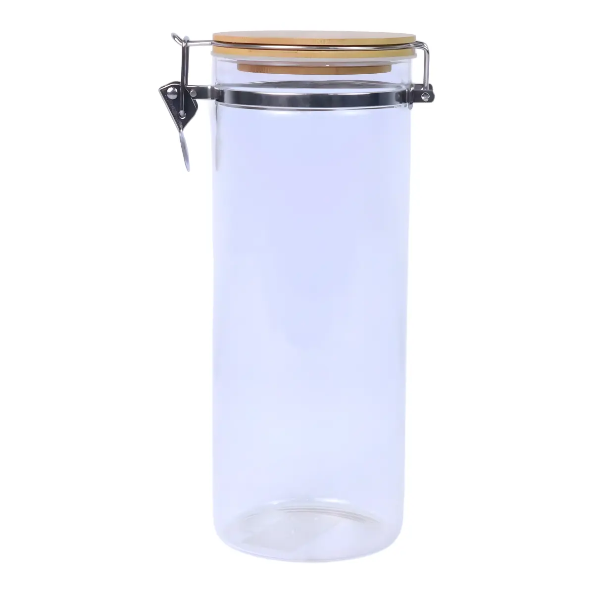 AHI 1-13 Glass Jar with Wooden Lid and Clip