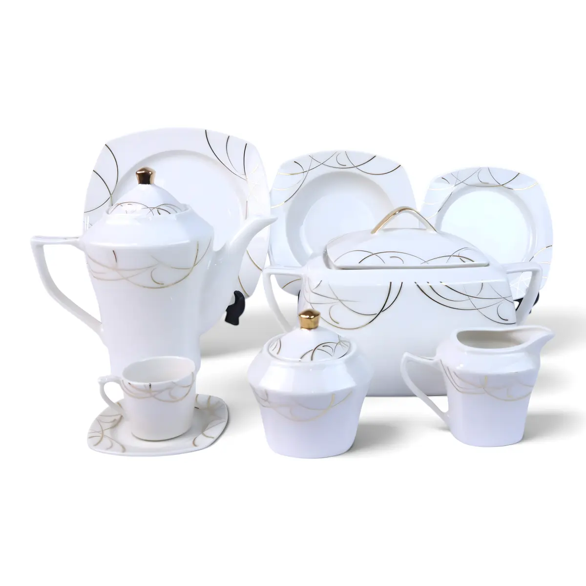 Dola 68-piece dinnerware set (economy line)