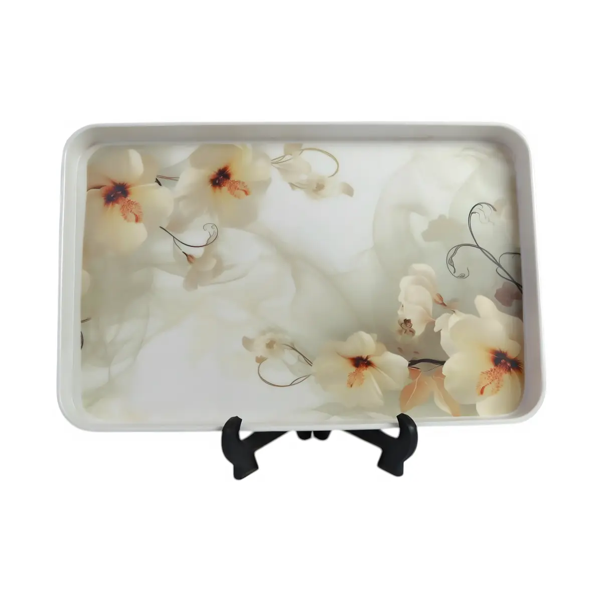 AHI 49-15 Small Marble Melamine Tray without Handle