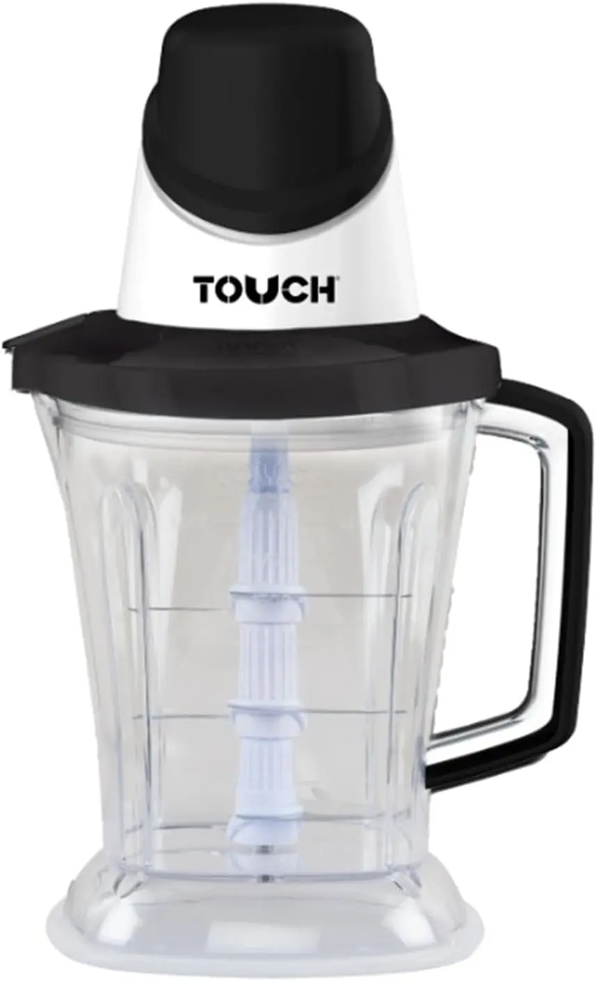 40562 Stainless Steel Chopper, 2L, 2-speed (includes garlic peeler), Black