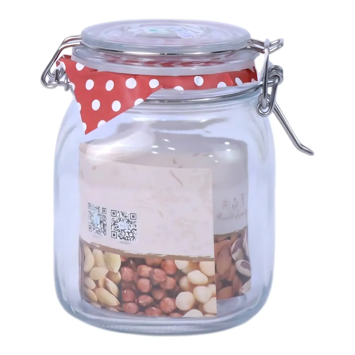 AHI 62-3 500ml Clip Glass Jar