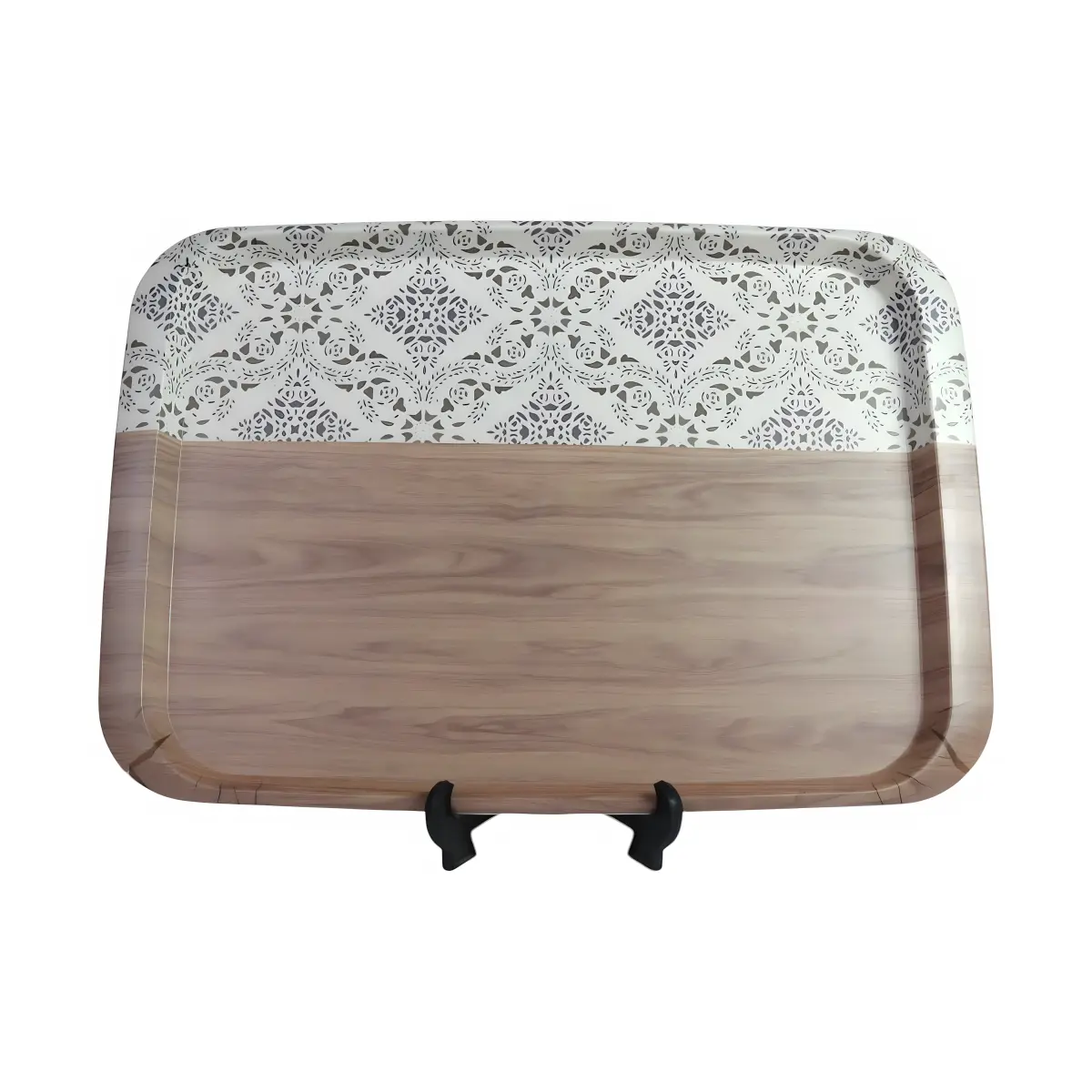 AHI 49-13 Wooden Melamine Tray with Border M3