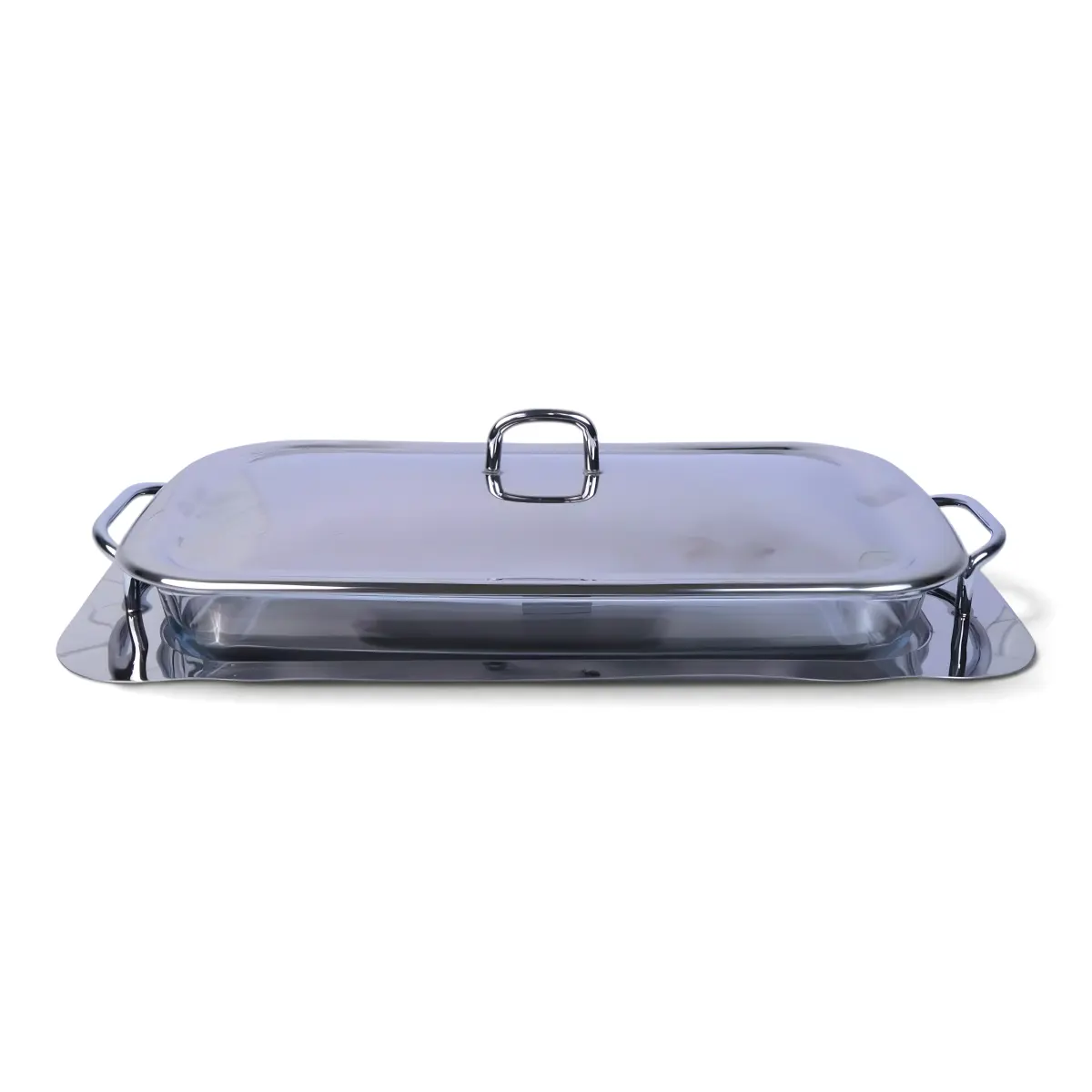XZ203 3-Liter Rectangular Dish with Lid and Tray