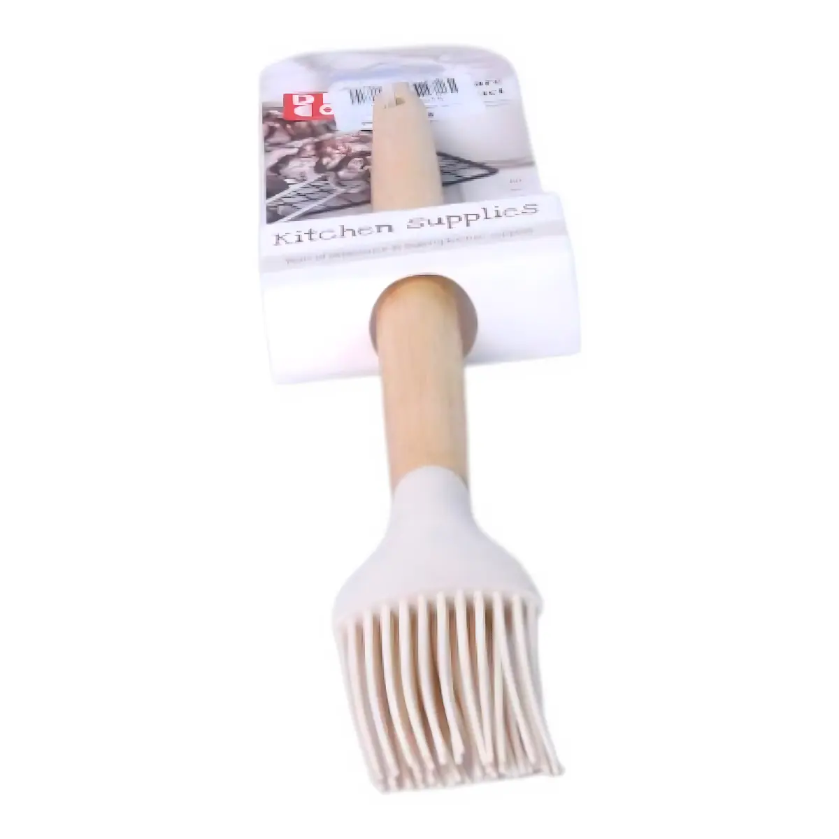 AHI 28-15 Silicone Brush with Wooden Handle