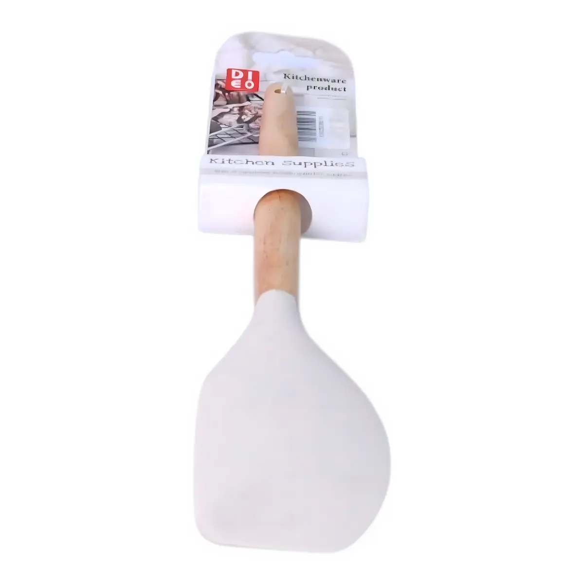 AHI 28-10 Silicone Butter Spoon with Wooden Handle