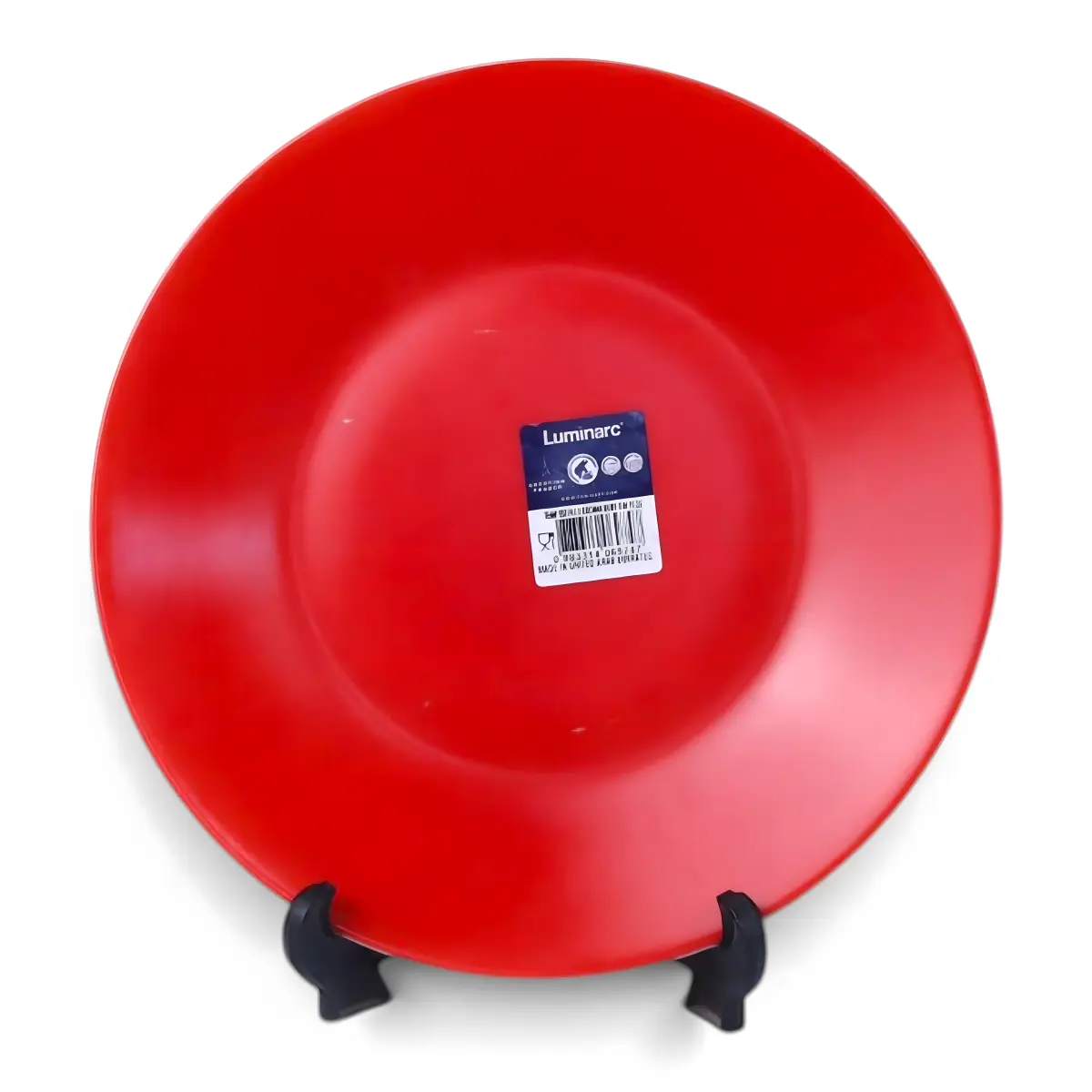 1312 Red Luminarc flat plate