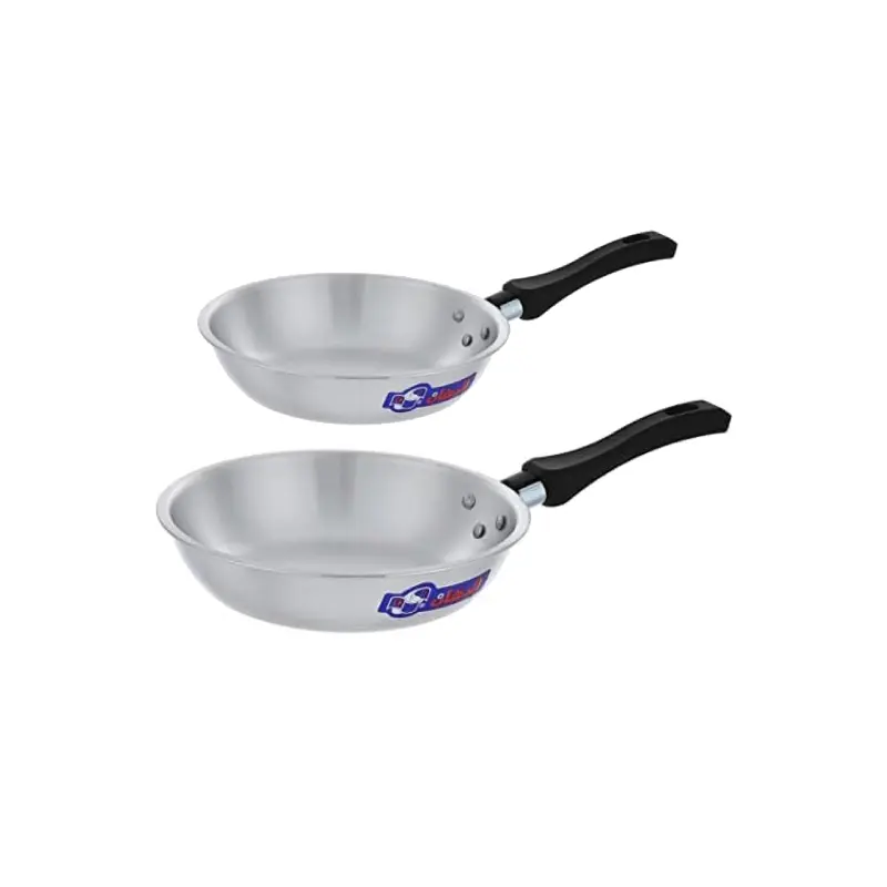 El-Dahhan Frying Pan Set with Bakelite Handles (2-piece set: sizes 14, 18)