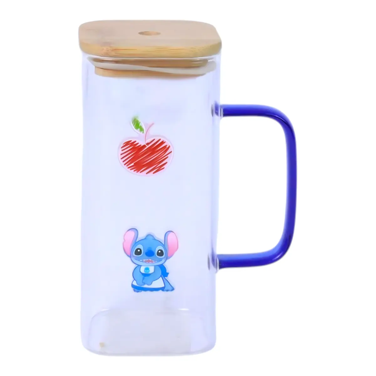 AHI 41-12 Colored Glass Mug with Straw