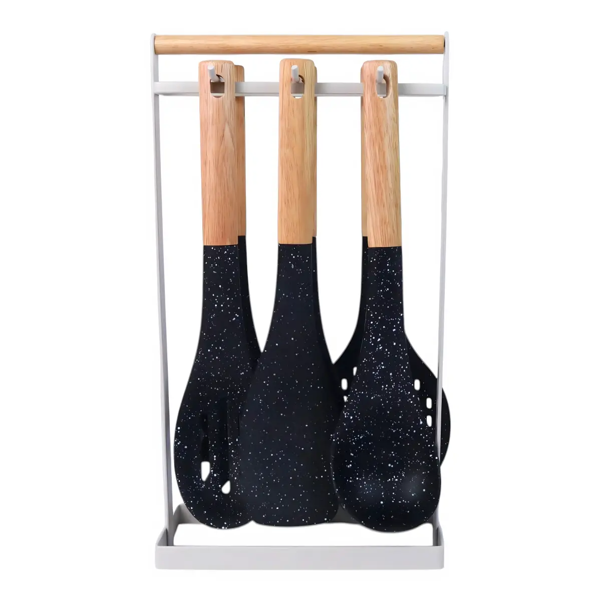AHI 33-37 Silicone Dispensing Set with Wooden Handle