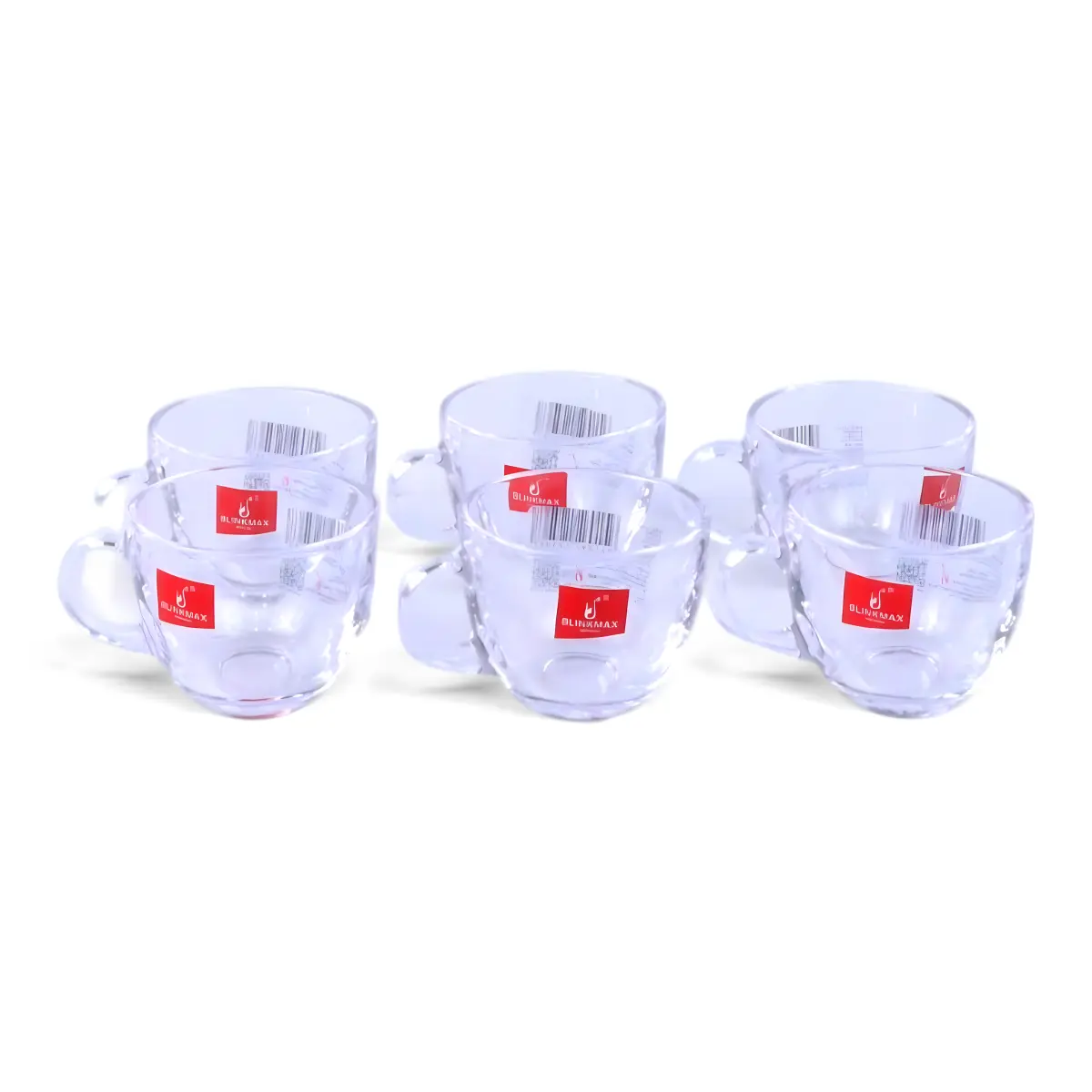KTY 120 Glass Mug Set (6 pieces)