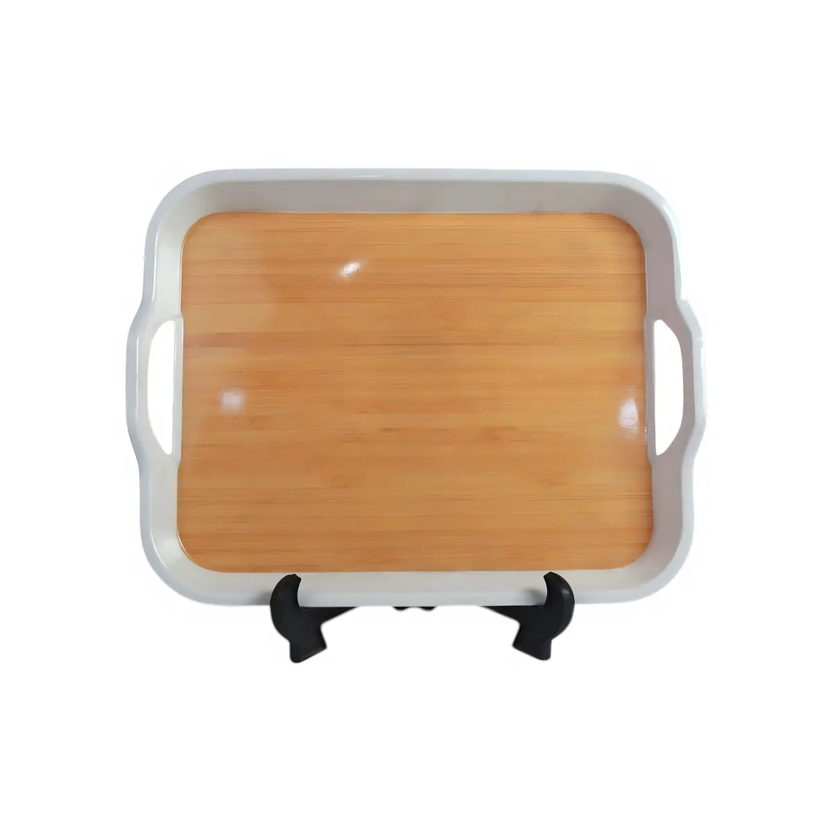 AHI 49-22 Medium hotel-quality wooden melamine tray