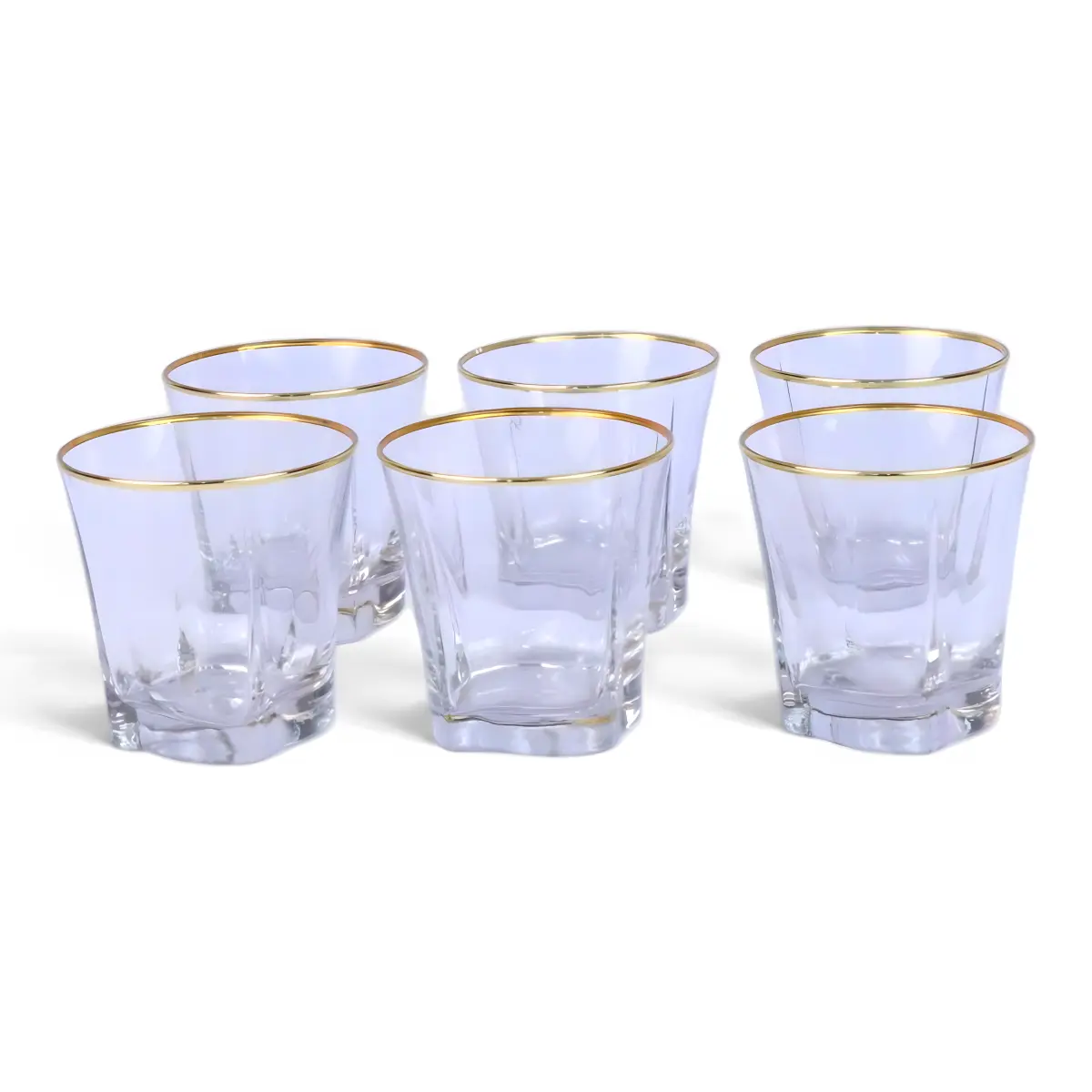 Trova Tea Set (Gold-rimmed, Set of 6)