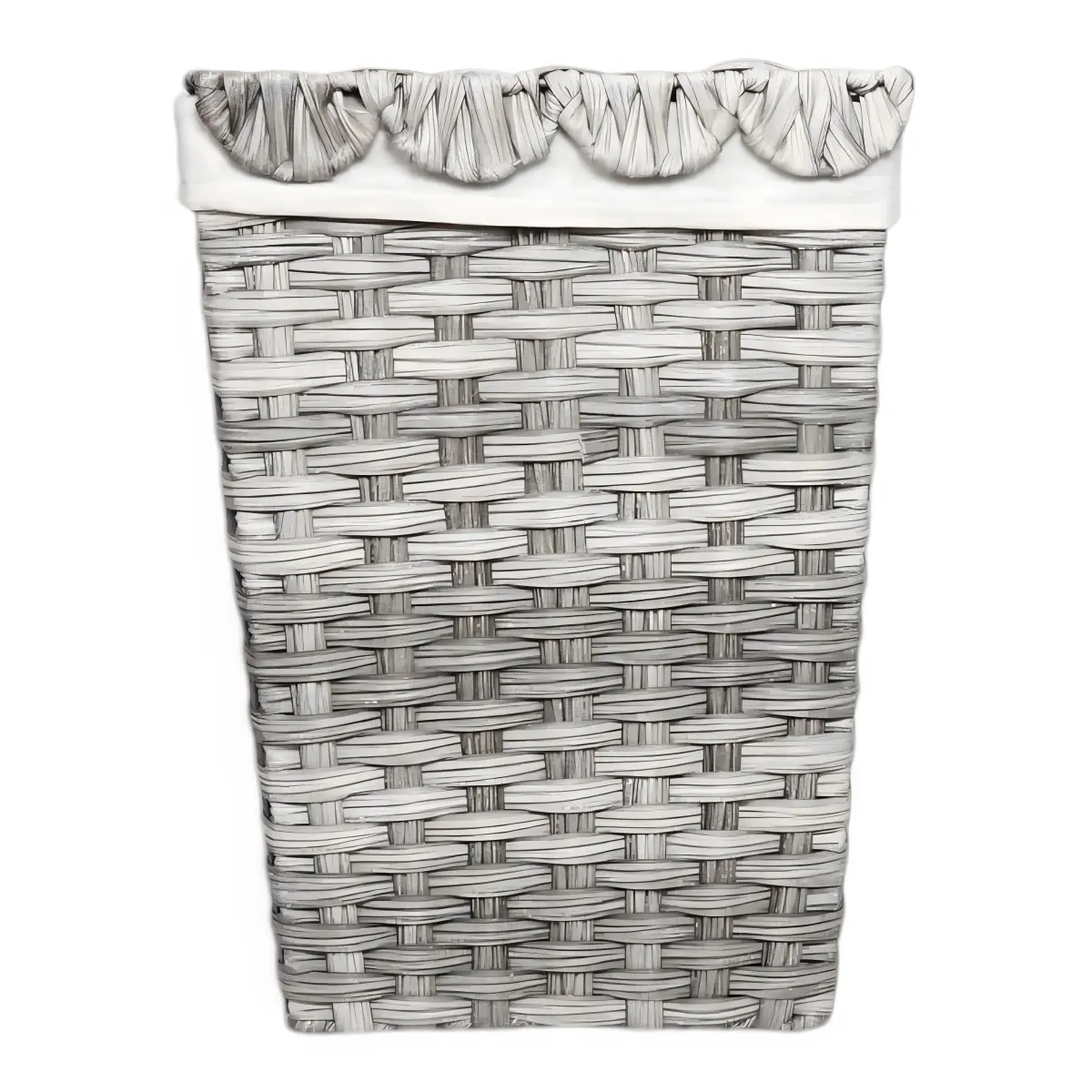 AHI 51-4-1 Small Bamboo Square Laundry Basket
