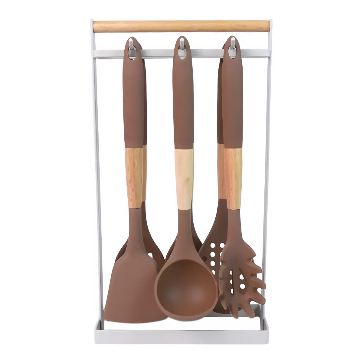 AHI 33-36 Color Holder Silicone Serving Set