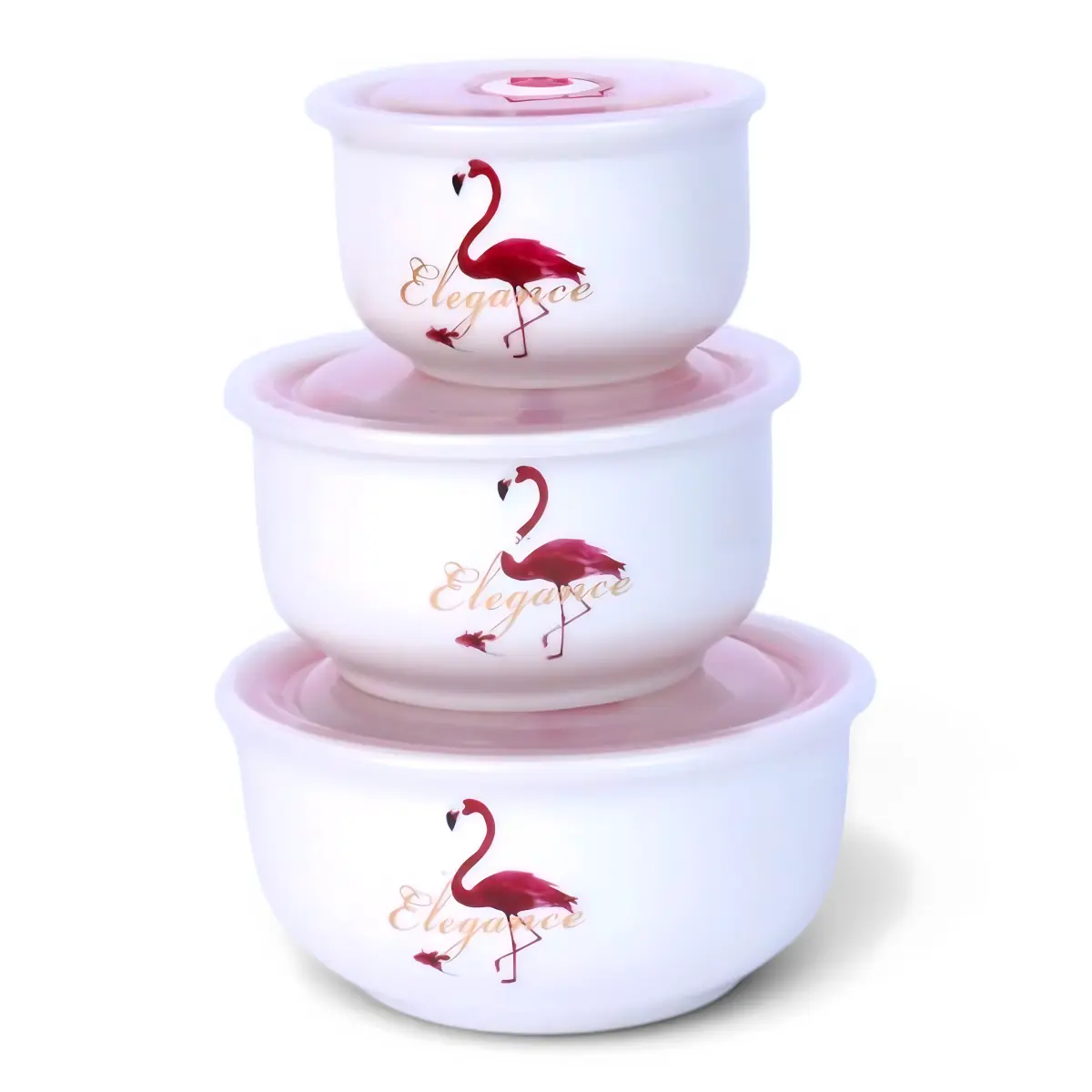 Porcelain refrigerator storage set