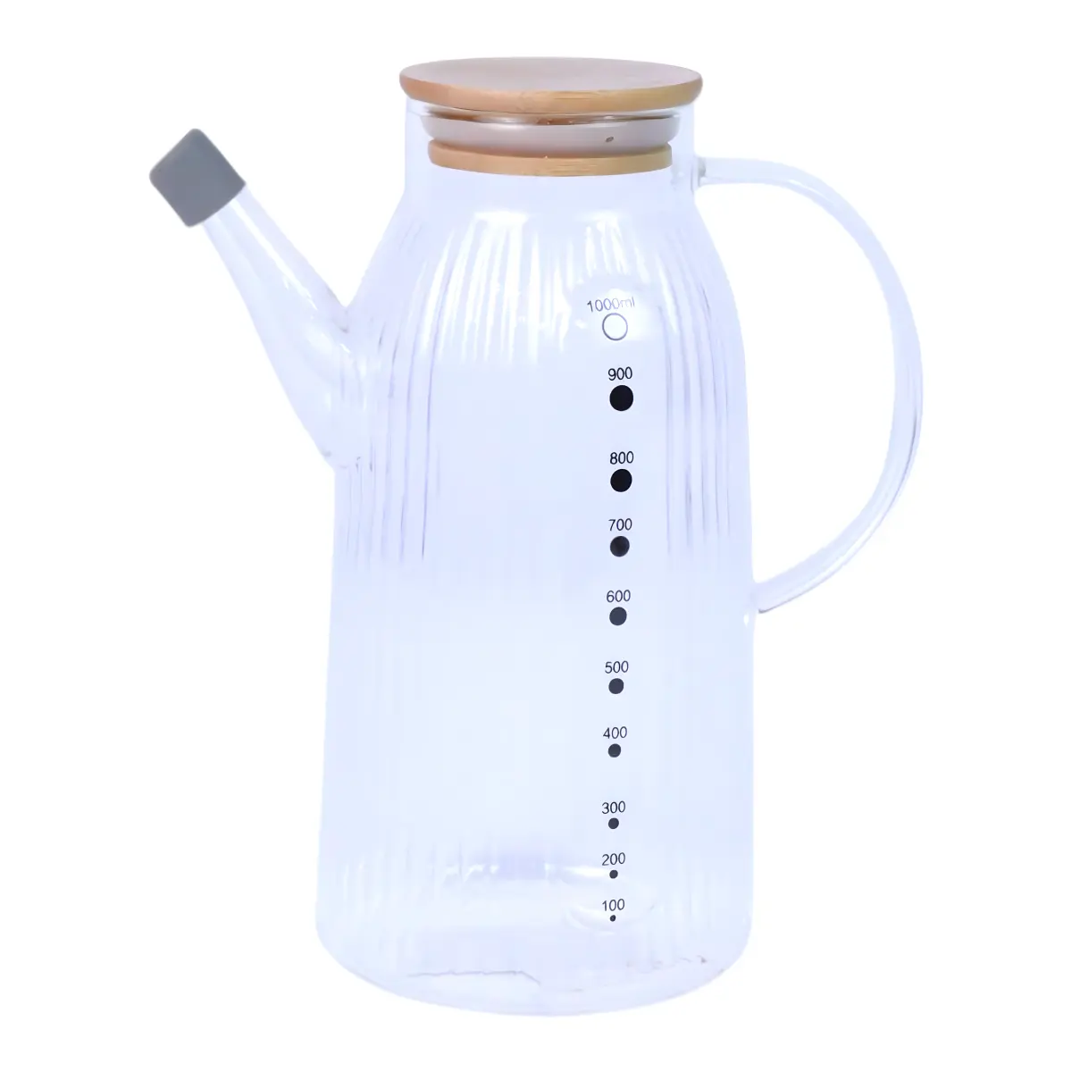AHI 1-8 Glass Cooler with Wooden Lid