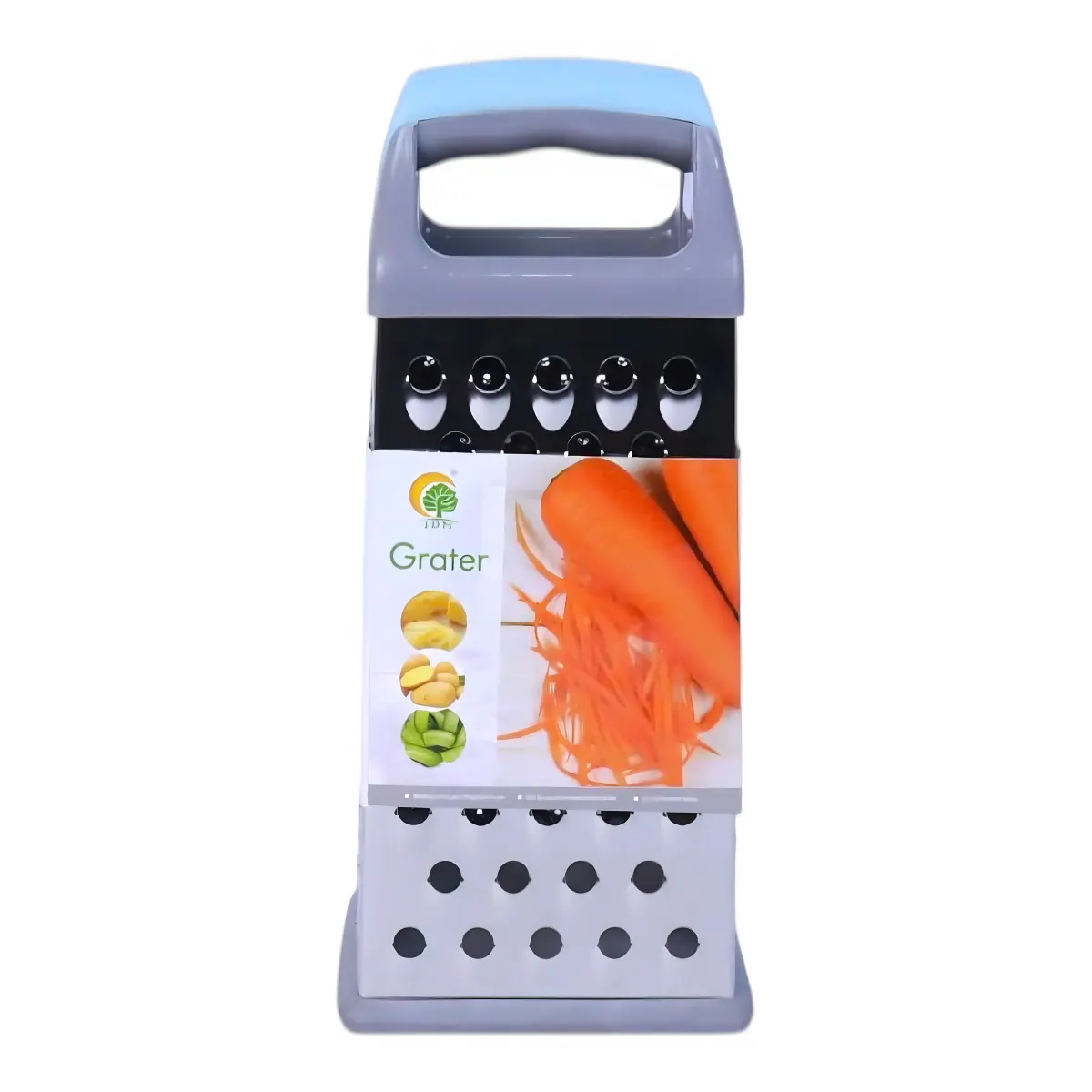 AHI 28-44 Stainless steel grater with rubber base