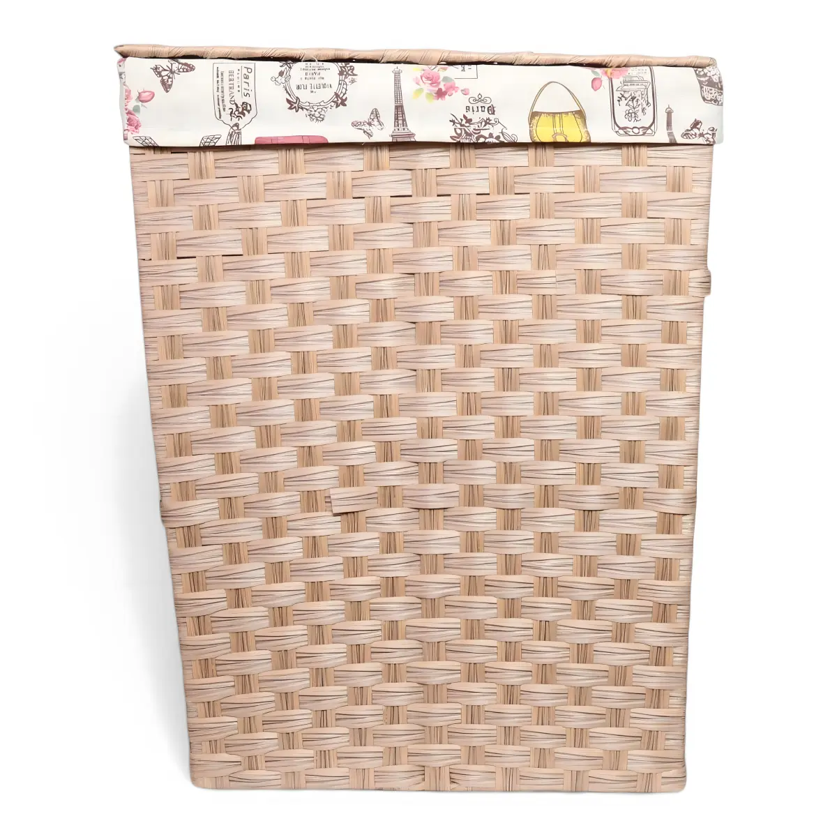 AHI 51-5-3 Large Bamboo Square Laundry Basket